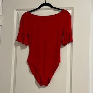 H&M Red Low Back Bodysuit!